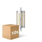 Mehrfachpackung 10x Philips Corepro LED Lineair R7s 118mm 17.5W 2460lm - 840  | Dimmbar - Ersatz Für 150W