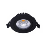LED Schwenkbar Spot Schwarz Rund 6W 550lm 60D - 927 Extra Warmweiß | 85mm - IP54 - Dimmbar - Höchste Farbwiedergabe