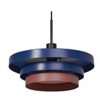 Ledvance LED Suspension Luminaire Decor Layers Suspension Luminaire Échantillon Bleu | Convient pour 1x E27