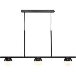 Nordlux Contina Suspension Luminaire Métal 3-Spot Noir | Convient pour 3x G9
