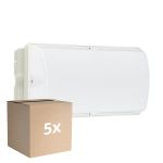 Lot 5x Philips LED Sécurité Ledinaire WL055V Blanc 6W 600lm - 830 Blanc Chaud | 374x150mm - IP65