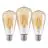 Lot 3x Eglo LED Edison E27 Filament Ambre 4W 400lm - 822 Blanc Très Chaud | Remplacement 40W