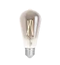 WiZ Smart LED E27 Edison Filament Smoke 6.5W 400lm - 820-850 Accordable Blanc | Dimmable - Remplacement 35W