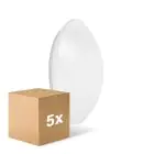 Lot 5x Ledvance Surface Circulaire 400 24W 830 1920lm Blanc IP44 | avec Sensor - Remplacement 2x26W
