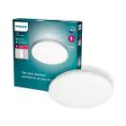 Philips LED Plafonnier Izso Blanc 24W 2500lm - 827-865 Accordable Blanc | Dimmable - Télécommande